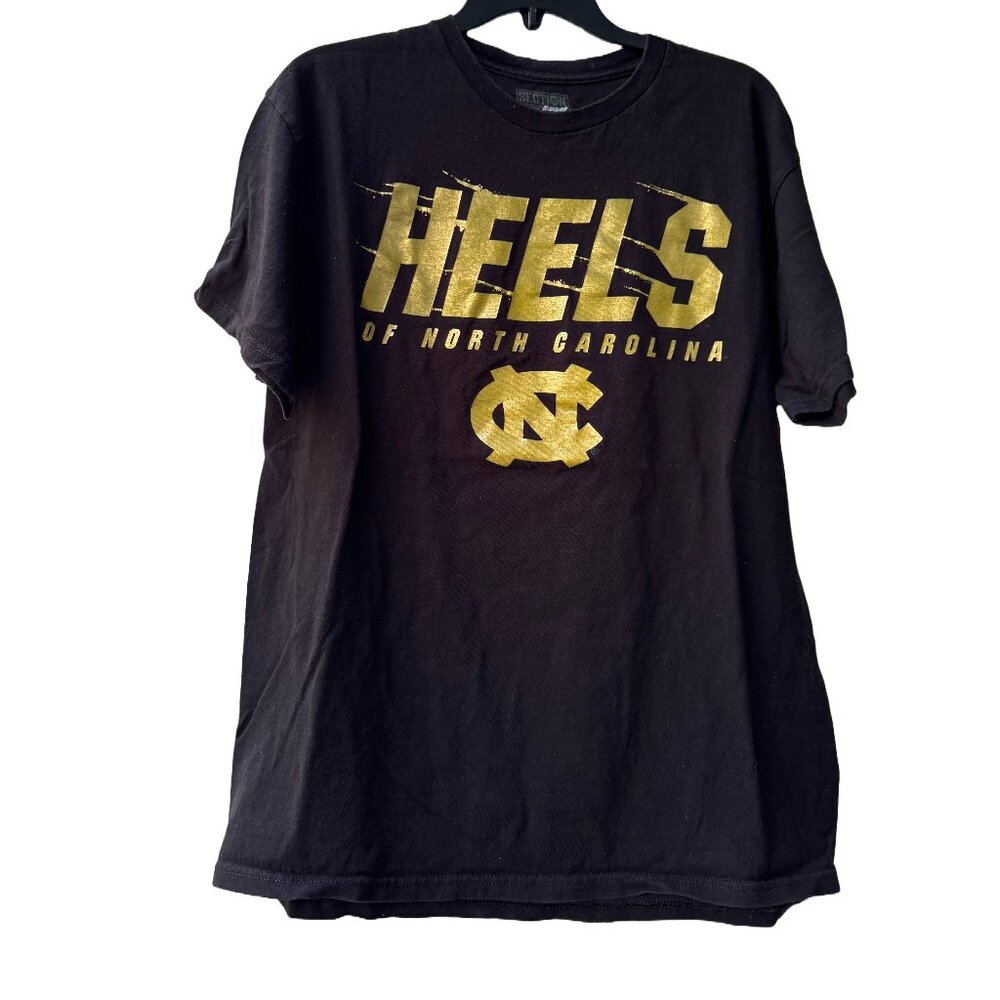 UNC University of North Carolina Tar Heels Majestic Section 101 Tee Shirt, Large